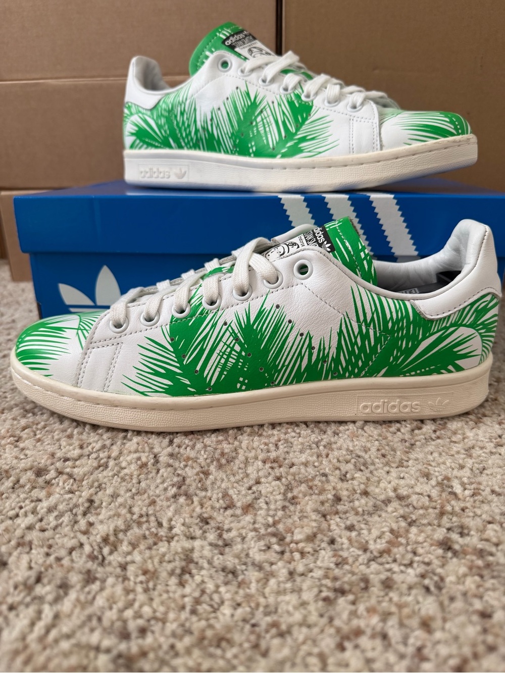Adidas x Pharrell Williams x Billionaire Boys Club Stan Smith 'Palm Tree Pack'